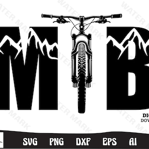 Mountainbike svg - coole mtb art Radfahren svg Clipart sofortiger digitaler Download