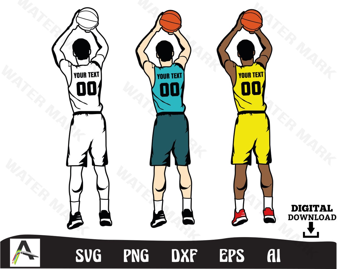 Basketball Svg Bundle Basketball Customized Name and Number - Etsy