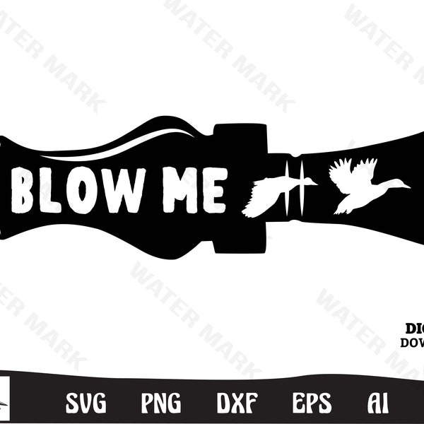duck hunting svg file - Blow me cut file silhouette instant digital dowload