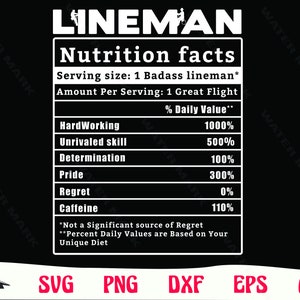 Lineman svg - drôle de lineman valeur nutritive Electrician art cut file téléchargement numérique instantané