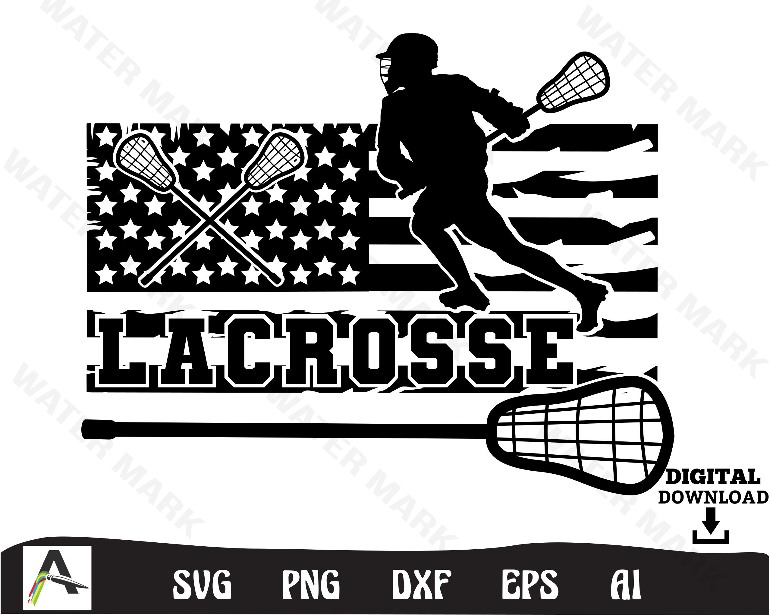 Lacrosse SVG and Cut File Lax Svg Lacrosse Flag Lacrosse Etsy Australia