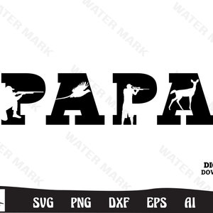 Hunting dog svg, pheasant hunting svg - pheasant and deer hunting papa hunting clipart, hunting season svg, digital download