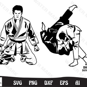 bundle Murder Yoga Jiu-Jitsu Svg - jiu jitsu silhouette  karate svg jiujitsu svg Martial Art Svg, Eps,Dxf,Svg,Png,Cricut,Silhouette