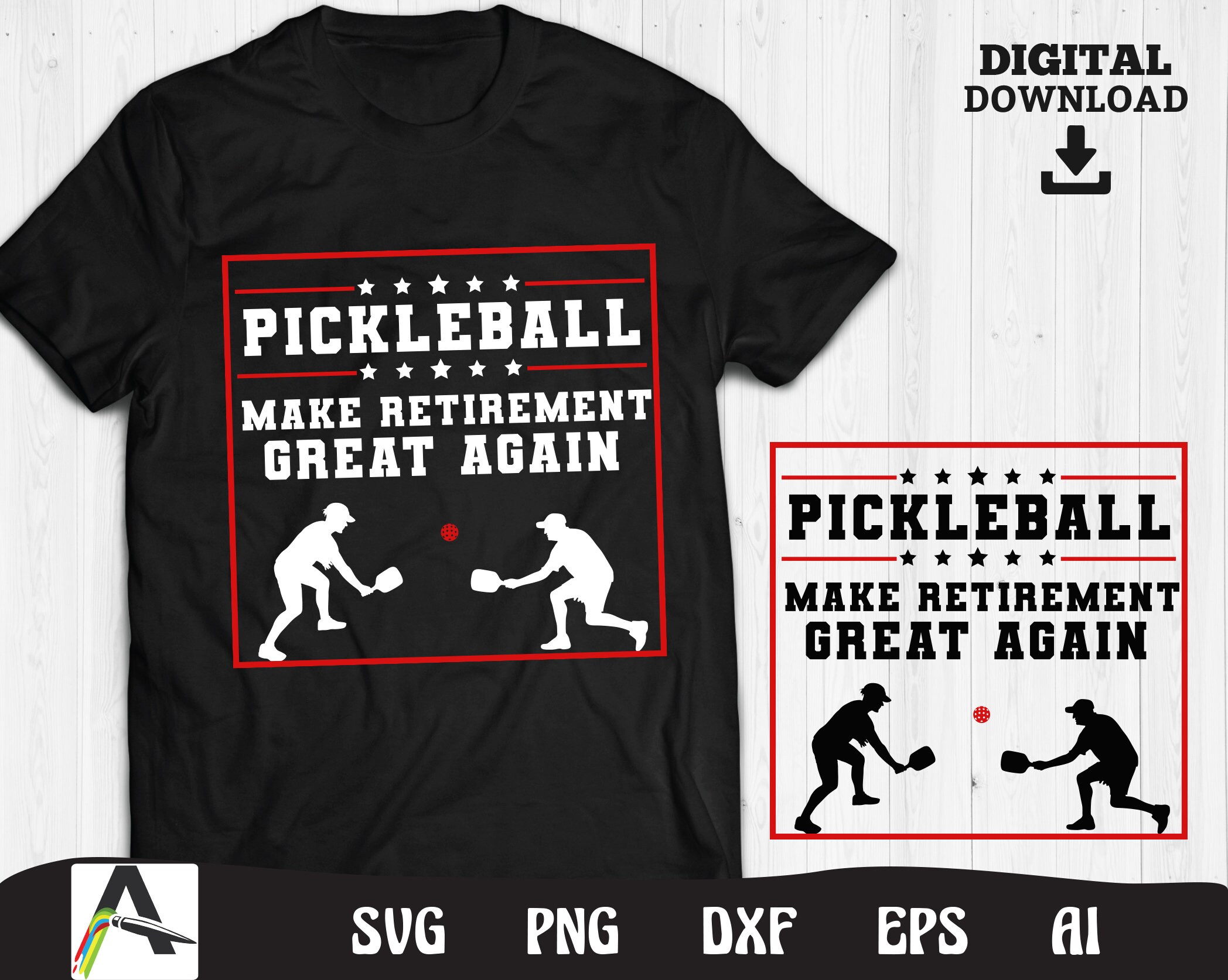 Pickleball Make Retirement Great Again Pickle-Ball T-Shirt Pickleball Make Retirement Great Again Pickle-Ball T-Shirt