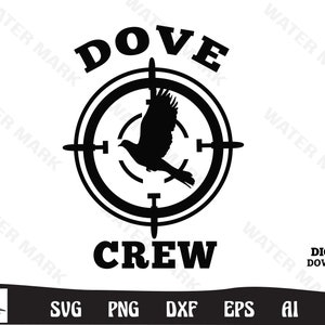 dove hunting svg file - Dove crew Dove SVG Dove hunting silhouette Descarga digital