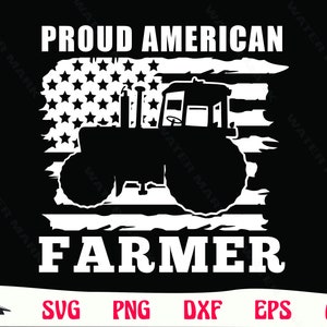 Farmer Tractor svg - us farmer tractor Flag clipart tractor png farmer Tractor svg instant download commercial use