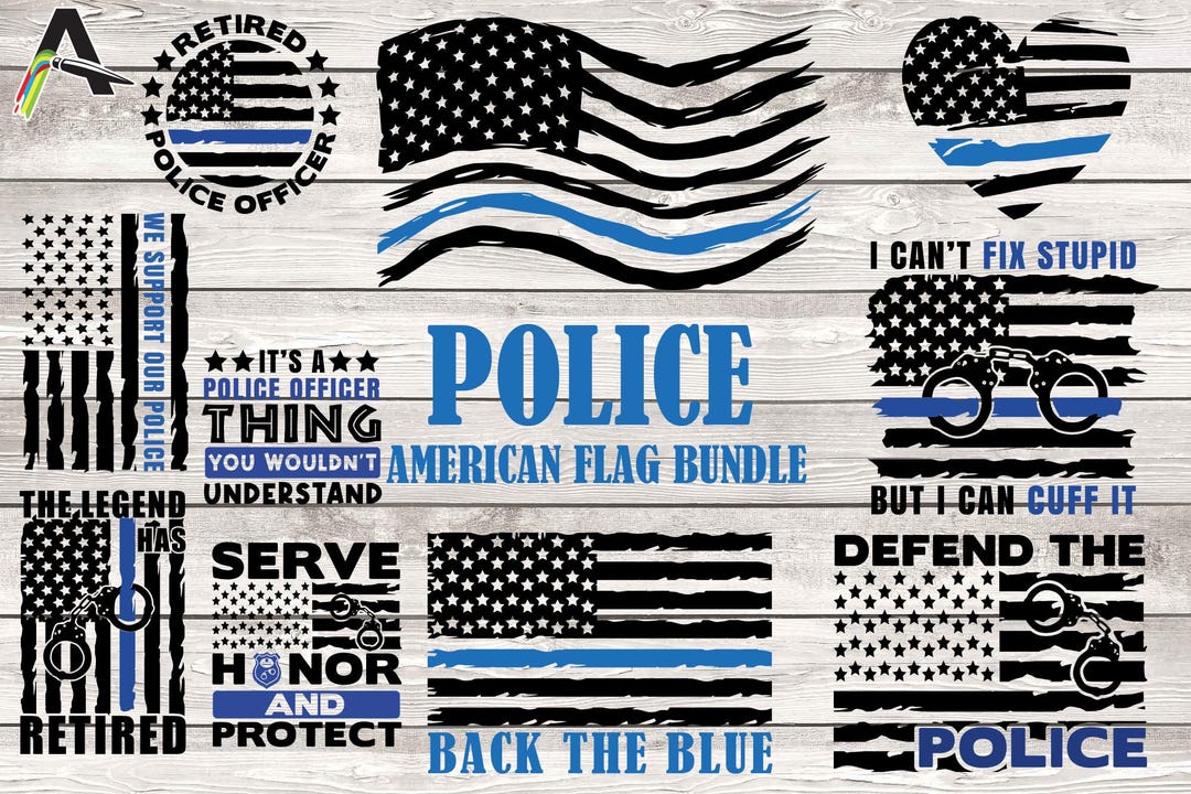 Two  2  Flag Set 3x5FT Thin Blue Line Black And White American Flag Police Law Enforcement Defend - View #9