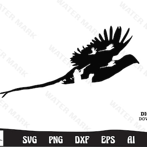 pheasant hunting svg - Pheasant silhouette hunting clipart, hunting season svg, digital download