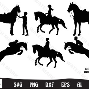 Bundle Horse svg file - silhouette printable  design commercial use instant download