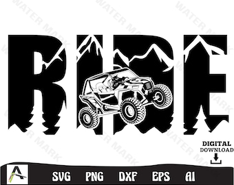 UTV svg - ride cut file instant digital download