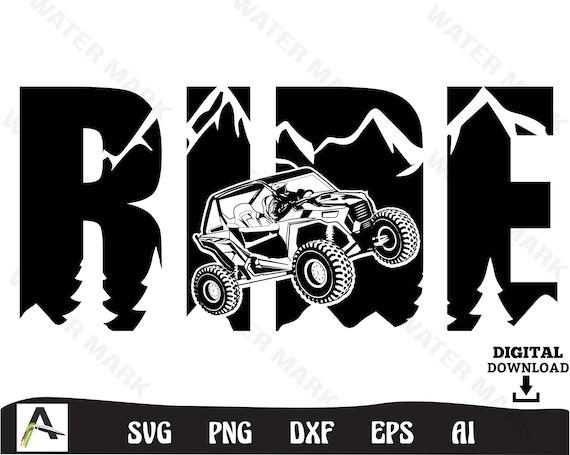 UTV svg - ride cut file instant digital download