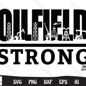 Oilfield svg file - oilfield srtong silhouette art cut file vector instant digital download