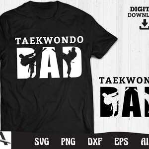 Taekwondo svg - cool taekwondo vader zwarte band martial arts silhouet cricut clipart digitale download gratis voor commercieel gebruik