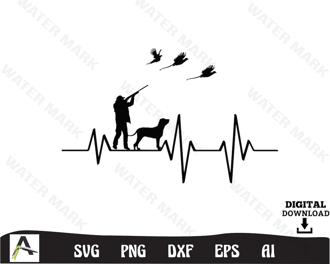 Pheasant Hunting Svg Pheasant Silhouette Clipart Hunting Clipart