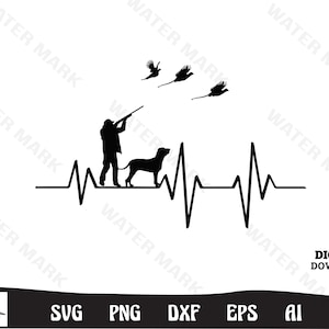 pheasant hunting svg - pheasant silhouette clipart hunting clipart, hunting season svg, digital download