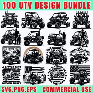 UTV Design Bundle - ATV Adventure Graphics Side by Side  ATV instant digital download