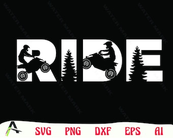 Atv quad bike svg files - cool quad bike ride silhouette for cricut  4wheels svg clipart instant digital download