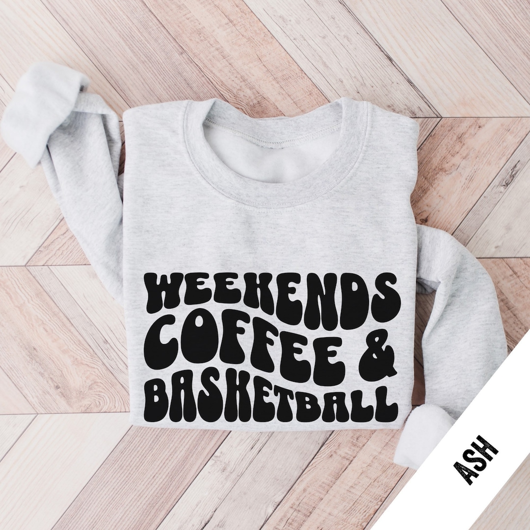 Basketball Mom Sweater, Retro Game Day Basketball Sweatshirt, Weekends