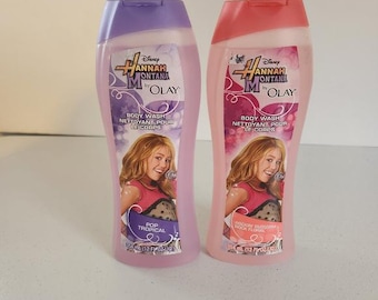 Gel de baño Olay Hannah Montana Rockin' Blossom Rock Floral Pop Tropical 12 oz NUEVO