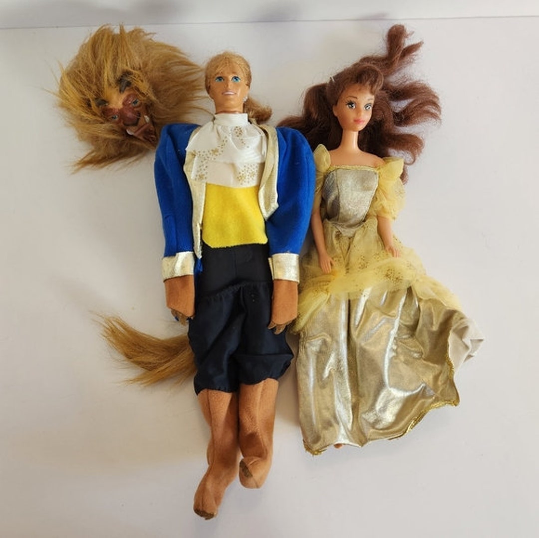 Vintage 1991 Mattel Beauty & the Beast Costume Barbie Doll Set Etsy