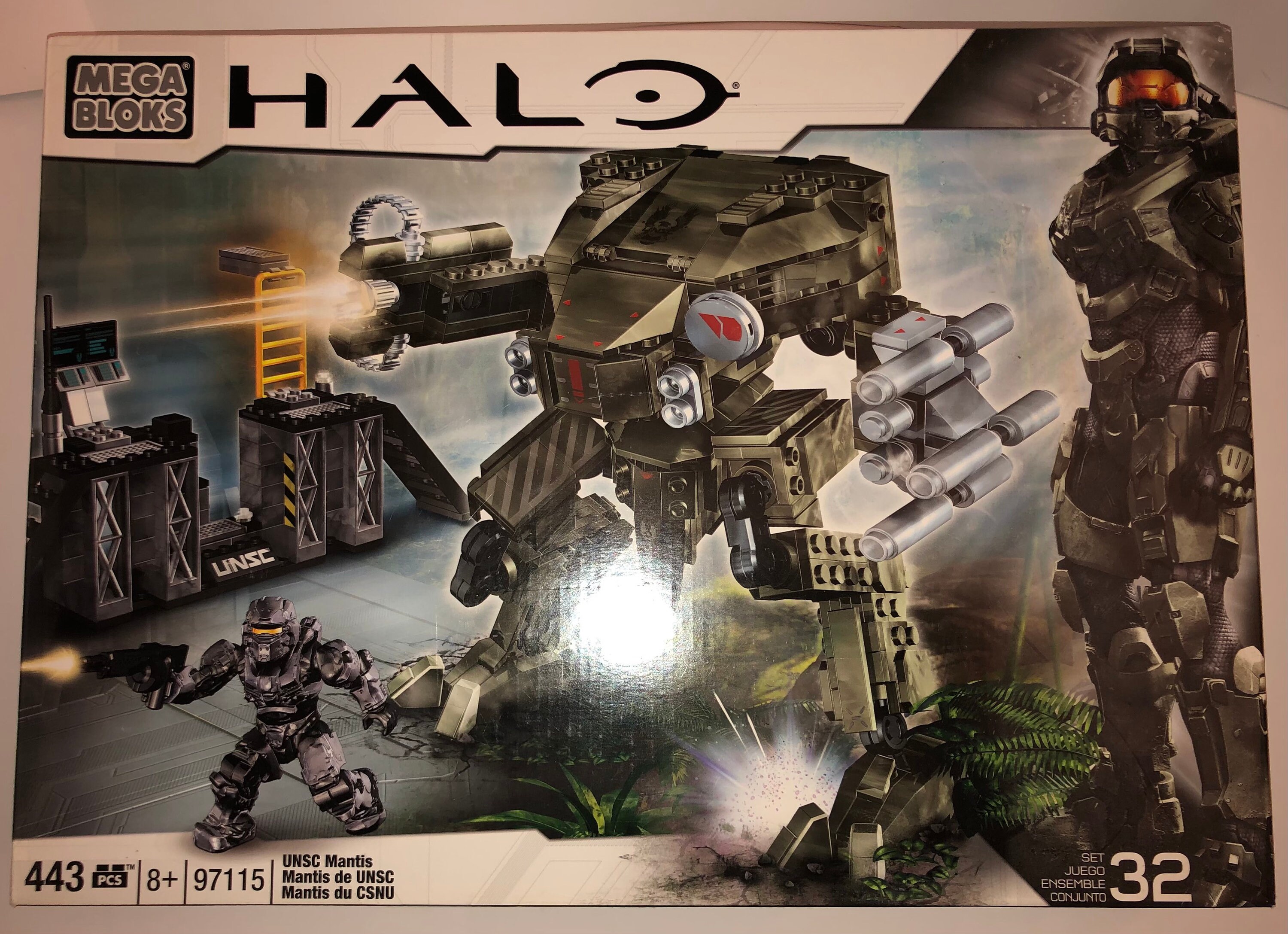 Mega Bloks Halo UNSC Mantis new 443pcs