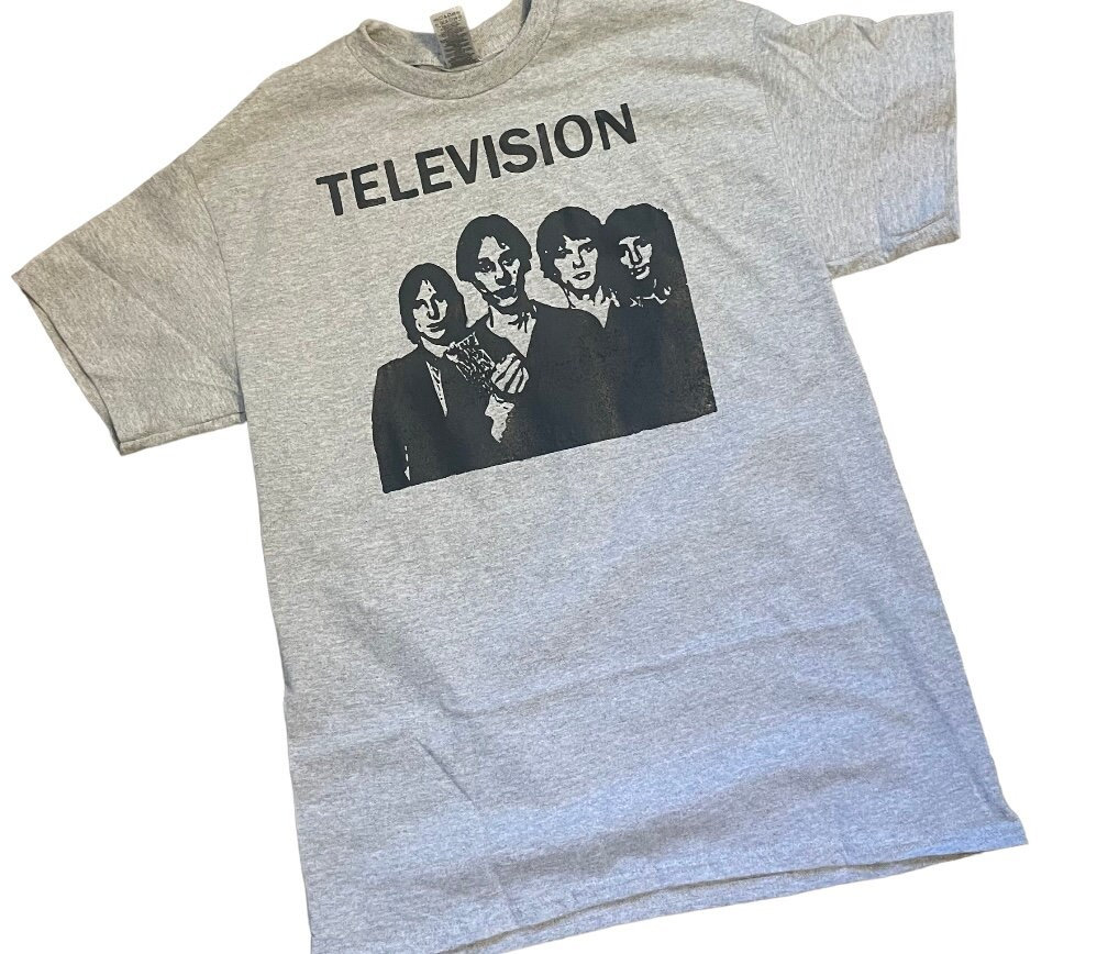 TELEVISION MARQUEE MOON Poster Print Tom Verlaine Modernist Punk Iggy Pop  Joy Division Lou Reed Patti Smith Bauhaus Ramones Typography 