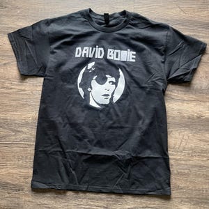 Camiseta David Bowie Patch Glam Dark Wave, todas las tallas
