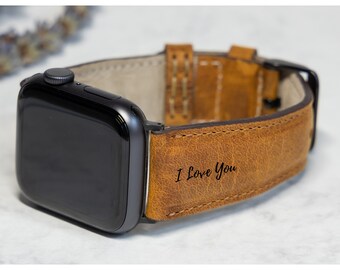 Band for Fitbit Versa 4 / Versa 3 / Sense 2 genuine Leather Custom Bands Mens & Womens Watch Straps Smartwatch Belts–Best Custom Strap-Gift