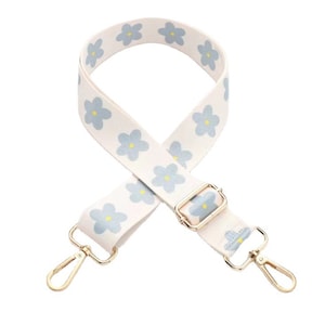 Premium bag strap bag strap webbing shoulder strap flowers patterned camera bag strap bag strap crossbody bag fabric bag strap image 5