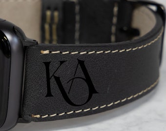 Pulseira personalizada para Fitbit Versa4/Versa 3/Sense 2 Pulseiras personalizadas de couro genuíno Relógios masculinos e femininos Smartwatch Cintos Melhor pulseira personalizada Presente