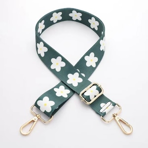 Premium bag strap bag strap webbing shoulder strap flowers patterned camera bag strap bag strap crossbody bag fabric bag strap image 7