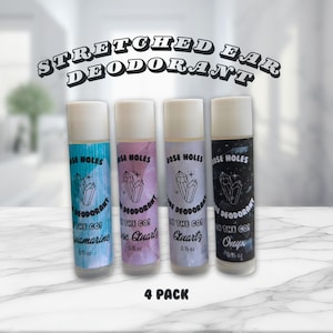 Stretched Ear Deodorant, Value Gift Set | Tunnels Plugs Body Jewelry Care| Stretched Ear Balm/ Lubricant- For Plugs, Tunnels, Gauges