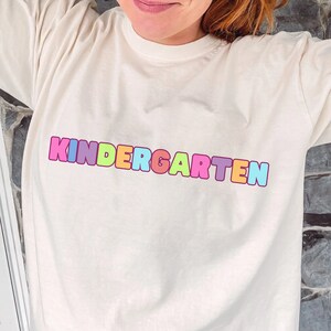 Kindergarten Teacher Comfort Colors Long Sleeve Shirt | Golden Teacher | Last Nerve Teacher Gift|Retired Kindergarten Teacher|Golden Teacher