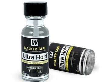 E-pruiken Walker Tape Ultra Hold Lijm 0.5Oz Poly en Kant Pruik Lijm voor Heren Toupet Authentieke Sterke Hold