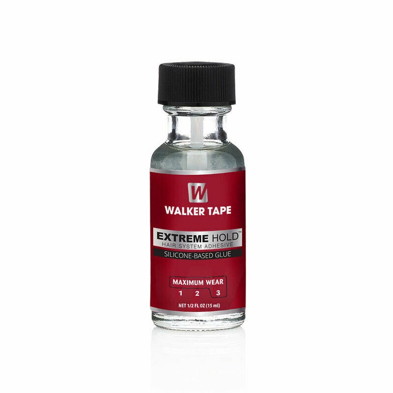 Walker Tape Extreme Hold Lace Wig Adhesive: Silicone Based (0.5Oz)