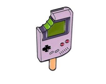 Retro Game Boy Joystick Hand Arrow Cursor Pin Badge Brooch UK Retro Game Boy Joystick Hand Arrow Cursor Pin Badge Brooch UK