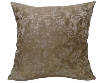 Gold Decorative Throw Pillow, Long & Square Lumbar Pillow Cases, Accent Cushion Cover, 16x16 Pillow Cover, Couch and Sofa Pillows