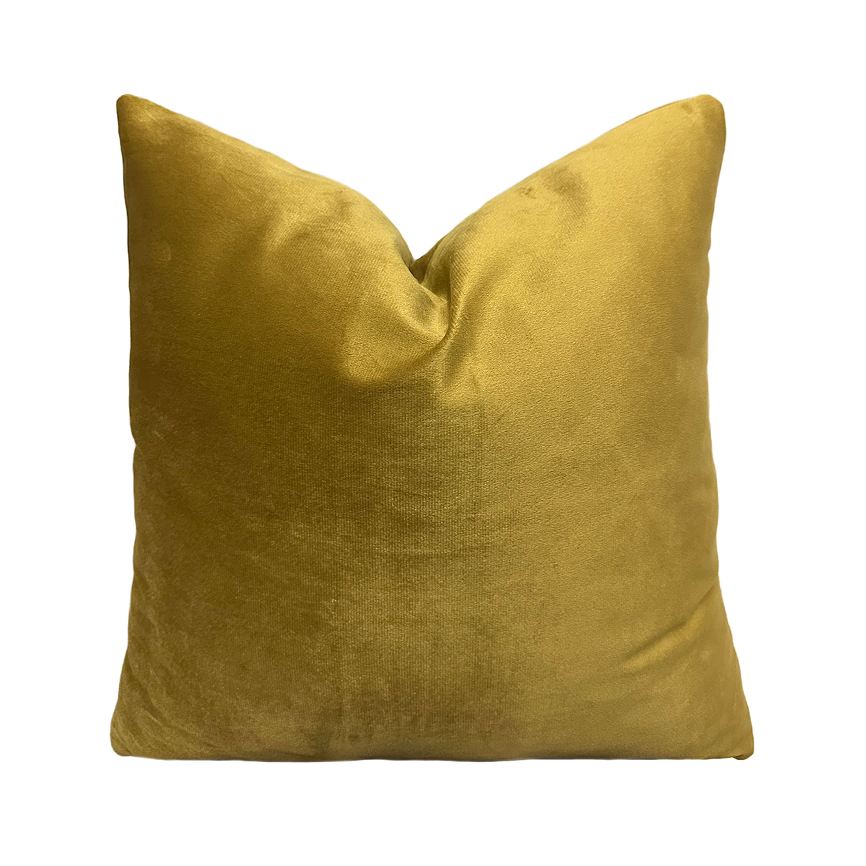 Gold Yellow Velvet Throw Pillows for Couch Decorative Gold Etsy