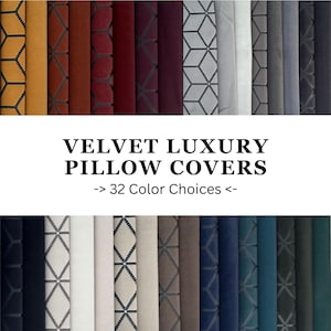 Any Size Velvet Throw Pillow Cover, Designer Velvet Pillow Case, Oversized Pillow Cover, Velvet Lumbar Pillow, Soft Velvet Pillows for Sofa
