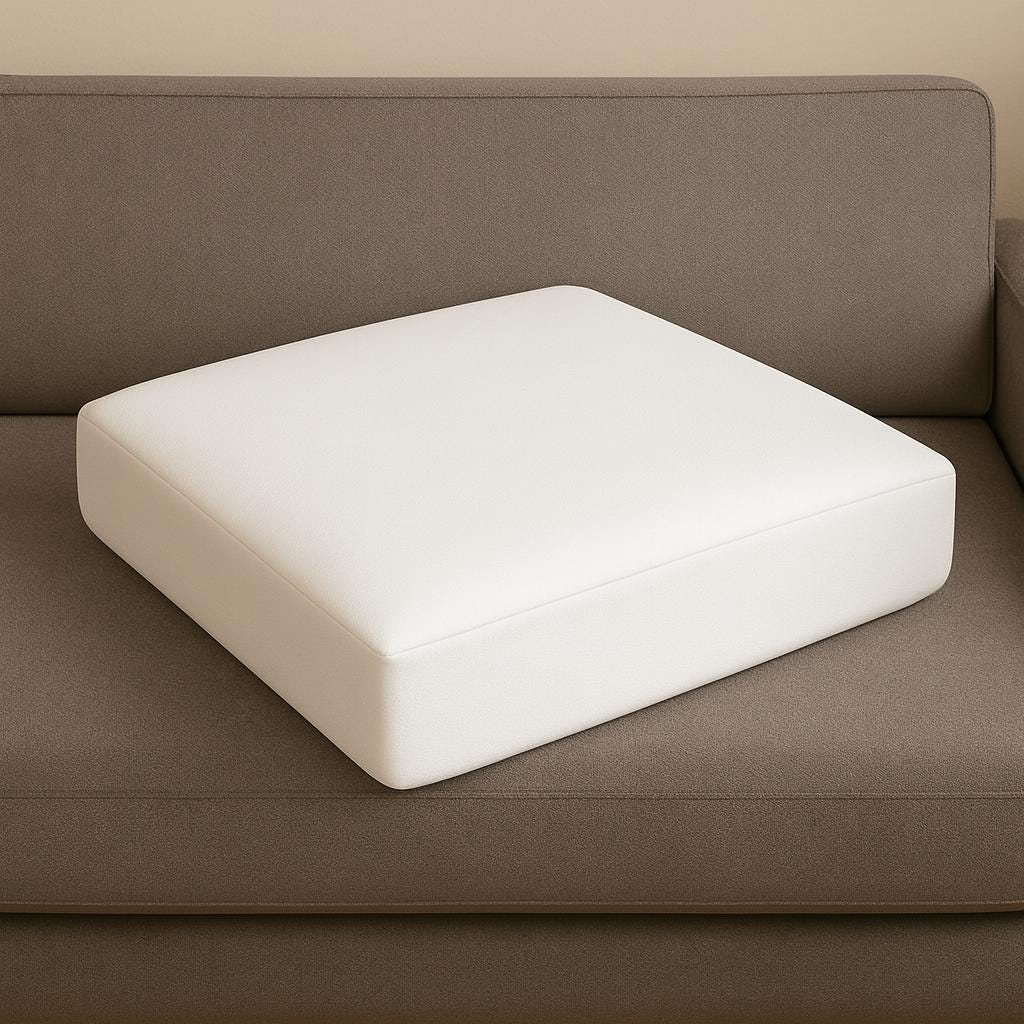 Custom Memory Foam Cushion Insert | Sofa Seat, Bench, Chair & Lumbar ...
