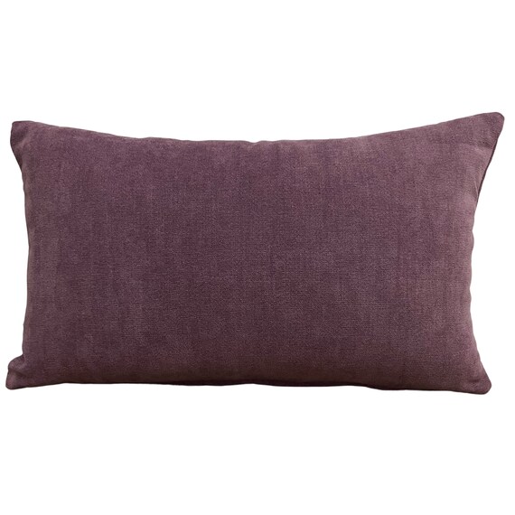 Decorative Pillows, Throw Pillow Cover, Purple Chenille