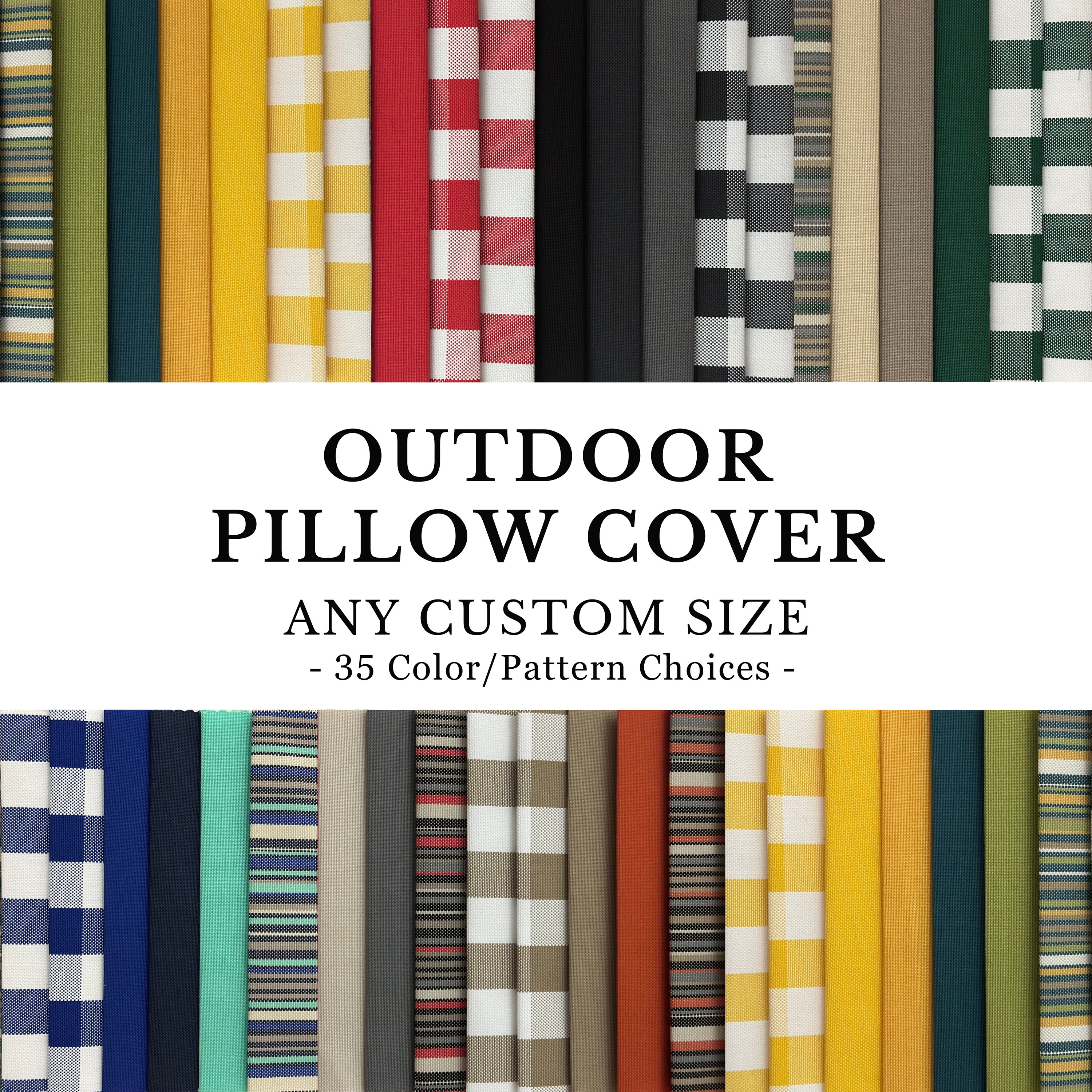 Outdoor Waterproof Pillow Cover, Decorative Outdoor Throw Pillow Cover, Waterproof Patio Pillow Case, Porch Throw Pillow, Garden Pillow Case
