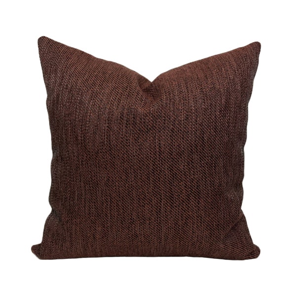 Dark Brown Pillow - Etsy