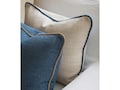 Linen Throw Pillow Cover with Piping – 46 Colors Available