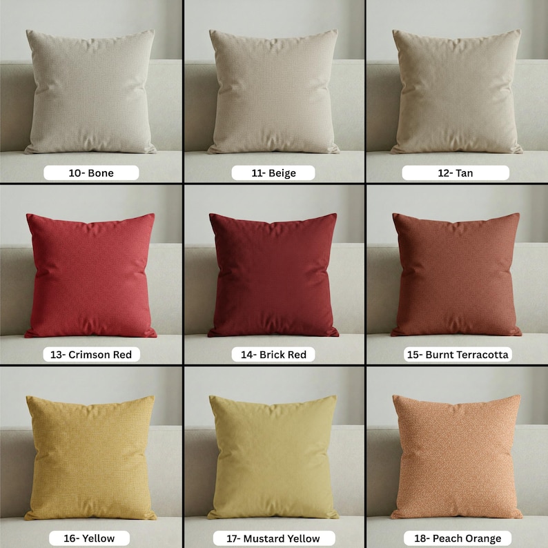 Any Size Linen Throw Pillow Covers, Decorative Pillows for Livingroom Couch, Euro Sham Covers, Solid Linen Cushion Case, Linen Lumbar Pillow image 9