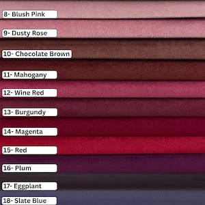 Velvet Pillow Cover – Soft Velvet, 37 Colors & Custom Sizes image 4