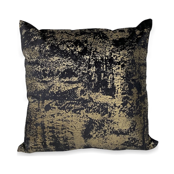 Black Gold Pillow - Etsy