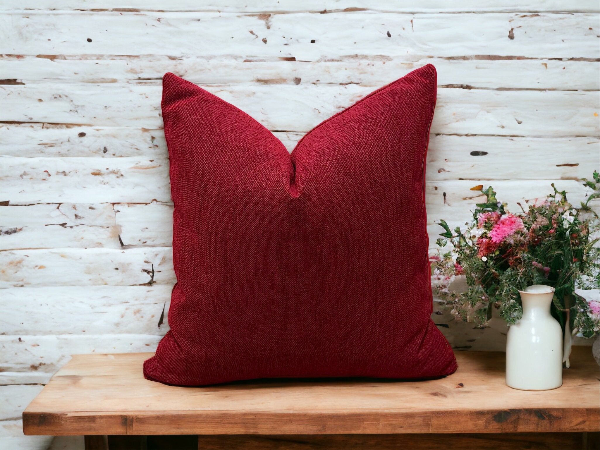 Large red throws for sofas hotsell