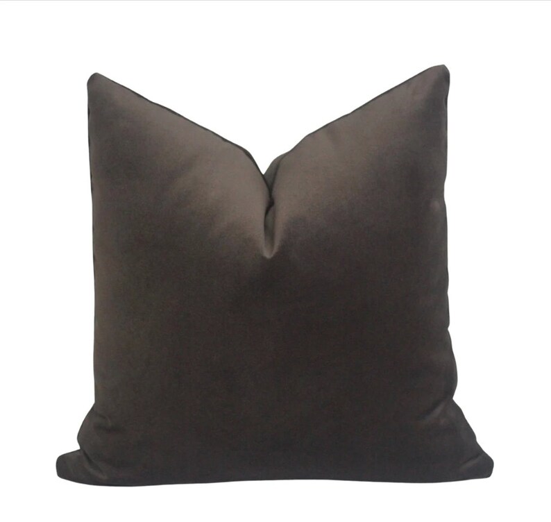 Solid Velvet Pillow Cover Throw Pillows for Couch and Sofa Etsy