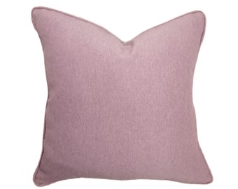 Pink Linen Throw Pillow, 18x18 Linen Cushion, Decorative Pillows, Decor Pillow for Bed, Square Pillow Cover, Linen Lumbar Pillow, Pillowcase